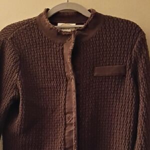 Talbots Textured Brown Women's Blazer